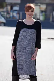 Space Dyed Panel Dress--LYW-112893