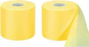 2Pack 22 Yards Pre-wrap Athletic Tape Foam Underwrap Tape Sports Foam Underwrap Bandage Athletic Foam Tape for Wrists Elbows Knees Ankles Hair (Yellow)
