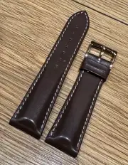 Genuine Original OEM Raymond Weil Brown Leather Strap 22mm 18mm 22/18 + Buckle