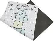 QUMIIRITY Polyester Mat for Boys and Girls Checkers Game Mat Toddler Play Parent-Child Game Mat