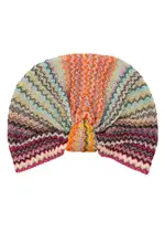 Missoni Zigzag-intarsia Knitted Head Wrap - Multicoloured 1 ONE SIZE