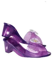 Disney Rapunzel Tangled Toddler Light Up Jelly Shoes Girls Costume Slippers