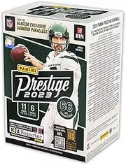 2023 Panini Prestige Football Trading Card Blaster - 66 Football Cards - Look for Rookies of CJ Stroud, Anthony Richardson, Will Levis, Bryce Young, and More!