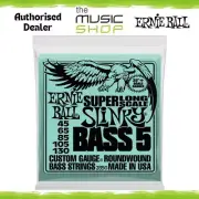 Ernie Ball 5-String Super Long Scale Slinky Bass Guitar Strings, 45-130 - 2850