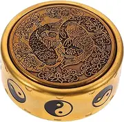 MUSISALY Chinese Brass Eight Diagram Finger Rotating Plaything for Teens and Adults Present for and Leisure Activities Decorative and Functional Design