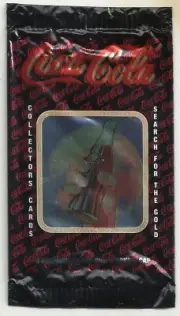 1993 COCA-COLA COLLECTION SERIES 1 - EMPTY WRAPPER - COKE BOTTLE- 1 OF 5 TYPES