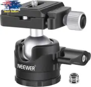 28mm Low Profile Tripod Ball Head 360° Pan w/ Arca QR Plate & Bubble Level, 11Lb