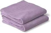 Cotton Baby Blanket Newborn and Infant – 100% Organic Cotton Classic Knit – Soft, Breathable, and Gentle – Perfect for Pram, Stroller, Crib, Nursery, and Baby Cot - 100cm x 75cm (Lilac)