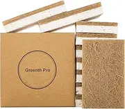 GREENTH PRO 10 Pack Nature Dish Sponge - Natural Kitchen Sponge - Eco Friendly Coconut Fiber and Wood Cellulose Scrubber Sponge