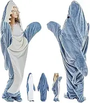 Hengrongshen Women's Portable Blanket, Flannel Cuddly Blanket, Portable Blanket with Sleeves for Home and Outdoor Use