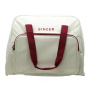 Singer Sewing Machine Branded Carry Bag with Pocket Cream
