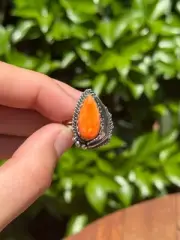Spiny Oyster Ring Size 10.25 | Sterling Silver A251