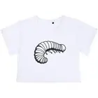 'Millipede' Women's Cotton Crop Tops (CO044979)