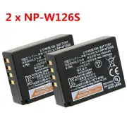 2 x NP-W126S Battery For Fujifilm X-A1 A2 A3 A5 X-E1 E2 E3 X-T1 T2 T3 T10