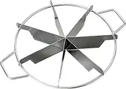 Cheese Cake Cutter, Stainless Steel Cake Divider, Round Pastry Cheese Pizza Cutting Press Tool, 10.46 Inches Diameter Pie Cutter Press with Side Handle