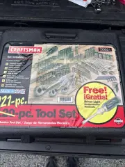 Sears Craftsman USA Nos 121pc Mechanics Tool Set 33121 Socket Ratchet Driver Lt