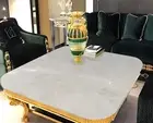 Selenite Square Coffee Dining Table Top Living Room Centerpiece Luxury Hotel Dec