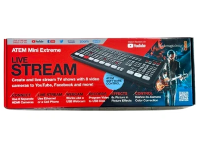 Blackmagic Design ATEM Mini Extreme SWATEMMINICEXT Production Switcher OB02474