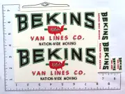Smith Miller 1950 Bekins moving van water slide decal SHIPPING W/TRACKING