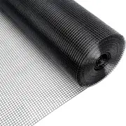 Galvanized 1/4" Hardware Cloth 24"x50' - Black PVC Chicken Fencing Roll