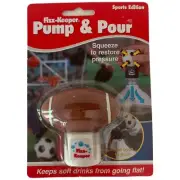 Fizz Keeper Pump & Pour Football Sports Jokari Vintage 2001 Soda Pop Liter New