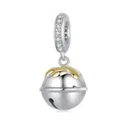 925 Sterling Silver Paw Charm Bead For Bracelets & Necklaces