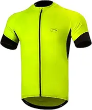 [CGLRybO] Cycling Bike Jersey for Men Short Sleeve Bike Bicycle Shirts Biking Clothing Breathable Quick-Dry Shirt with Pockets