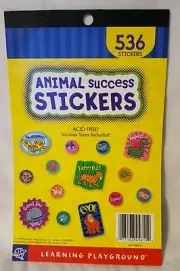 Learning Playground 536 Animal Success Stickers Book