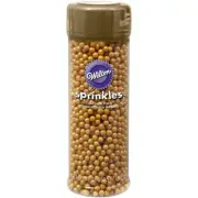 Wilton Sugar Pearls, 4.8-Ounce, Gold