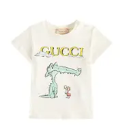 [Gucci Kids] Gucci Kids Baby printed cotton T-shirt M 12-18 white