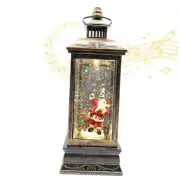 Musical Christmas Snow Globes, Christmas Lantern, USB&Battery Powered Rotating