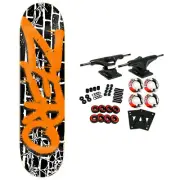 Zero Skateboard Complete Beat Street Black/Orange 8.5" x 32.3"