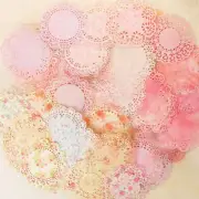 60PCS Lace Cutout Scrapbook Paper for Junk Journals & Decorative Craft Supplies