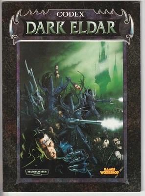Codex Dark Eldar 1998 Games Workshop Warhammer 40K 3rd Ed NOS