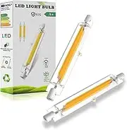 ZJZG R7S LED 118 mm Dimmable, LED R7S 118 mm 20 W Replacement for 200 W Halogen Bulbs, Light Bulb Rod Natural White 4500 K 2000 LM, No Flickering, 360° Beam Angle, Pack of 2