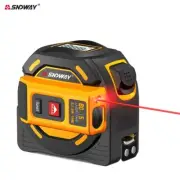 2 In 1 Digital Laser Measure 40m 60m Autolock Measure Tape , Top LCD Dispay