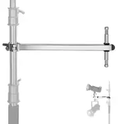 NEEWER 1.5ft/46cm Offset Arm&Clamp&Dual 5/8''Baby Pins for LED Video Light Flash