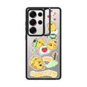 Galaxy S25 Ultra Impact Ring Stand Case Sticker Birb