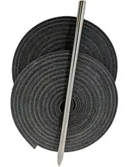 TOFL Baseball & Softball Glove Lace Kit, 2 Grey Leather Laces, 1 Lacing Needle