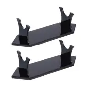 2 Pcs Acrylic Light Saber Display Stand, 9.5 Inch Sword Display Stand, Black