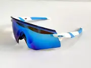 Oakley Sunglasses Encoder OO9471-0536 Polished White with Prizm Sapphire Lenses