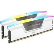 Corsair Vengeance RGB 32GB 2x16GB DDR5 5600MHz C36 Desktop Gaming Memory White