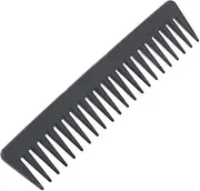 Black Carbon Fiber Tooth Comb.Detangling Comb,Detangler Hair Comb for Long Wet Hair/Straighten Curly Hair