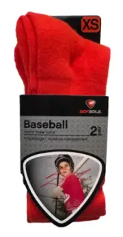 Sof Sole Youth, Orange, Baseball Team OTC Socks. Size: Y5-9.5