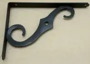 Shelf Brackets Black Steel 10x7 Inches Lot of 15 New Home Decor