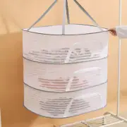 Herb Drying Rack for Dry Collapsible Hanging Mesh Net Dryer with Zipper Tool