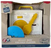 Fisher Price Music Box Record Player Toy 10 Classic Tunes Mattel