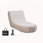 ZLYTQZHGBHD Louis Fashion Bean Bag Sofas Lazy Inflatable Single Bedroom Tatami Simple Floating Window Chair Bean Bag Folding (Color : S1)
