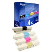 4x Europcart Toner for OKI MC-342-DNW C-301-DN MC-342-DN MC-332-DN C-321-DN