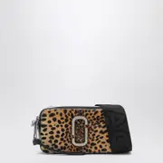 [Marc Jacobs] Snapshot leopard pony-effect shoulder bag One size Black